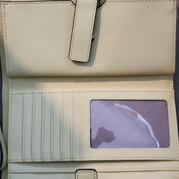 Michael Kors Yellow Phone Wristlet - Picture 3 of 4